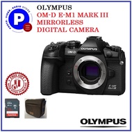 OLYMPUS  OM-D E-M1 MARK III BODY MIRRORLESS DIGITAL CAMERA (FREE 32GB SD CARD + CAMERA BAG )