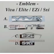 Rear Emblem Logo Badge / Universal Emblem / Logo - Viva / Elite / EZi / SXi