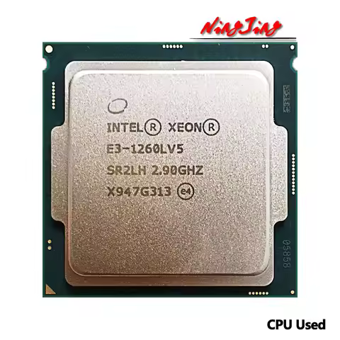 Intel Xeon E3-1260Lv5 E3 1260Lv5 E3 1260L v5 2.9 GHz Used Quad-Core Eight-Thread 45W CPU LGA 1151