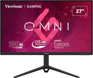 ViewSonic VX2728J 27 Inch Gaming Monitor 180hz 0.5ms 1080p Fast IPS with FreeSync Premium, Advanced Hight Adjustment Ergonomics Stand, HDMI, DisplayPort, Black - 3 Yrs Warranty As the Picture One