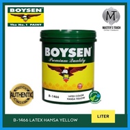 ▧ ◸ BOYSEN LATEX HANSA YELLOW 1LITER