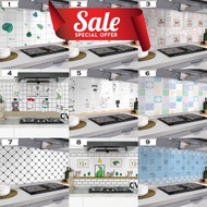 10M Kitchen Wallpaper Oil Proof Aluminum Foil Waterproof Cabinet Wall Stickers Kitchen Self Adhesive
