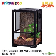 Animal&co Glass Terrarium 30x30x45cm by Reptizoo RK0102NS