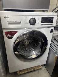 LG 樂金 前置式洗衣乾衣機 (8kg/4kg, 1400轉/分鐘) WF-CN1408MW
