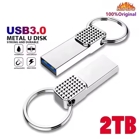 New 2TB Original Flash Drive USB 3.0 High Speed Pen Drive 1TB Metal Waterproof Type C USB Memory For
