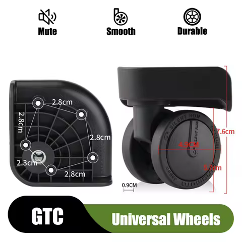 Spare Parts For HINOMOTO Suitcase BT2MJ02 Universal Wheels Repair Luggage Accessories Mute Smooth Du