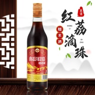 Hongli Brand Drip Beads Glutinous Rice Wine 19 Degrees 500ml * 1 Bottle Cantonese Classic Specialty 