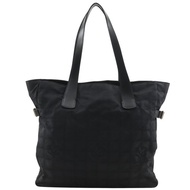 【日本直送】香奈兒 CHANEL 紐旅行線 托特 GM 托特包 A15825 尼龍帆布 黑色 женский【二手】