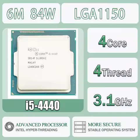 Intel Core I5-4440 3.1GHz 4 Cores 4 Threads 6M 84W I5 4440 Computer CPU Processor Server Package LGA