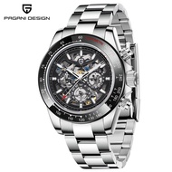 PAGANI DESIGN Original Men Watch Automatic Stainless Steel Calendar Luminous Watches Casual Sapphire