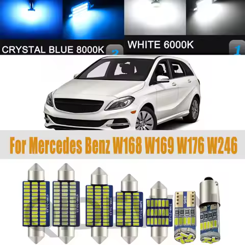 Car Interior LED Lights Canbus For Mercedes-Benz W168 W169 W176 W245 W246 A B Class 160 170 180 200 