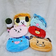 Bts Fur Face Sling Bag Bts Bag 2 Rest