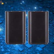 2pcs Battery Back Cover Box Black Battery Cover for Xbox 360 Wireless Controller [infinij.sg]