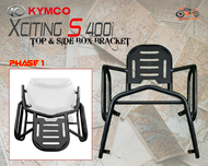KYMCO XCITING S 400I - HEAVY DUTY TOP BOX BRACKET w/ SIDE PANNIER BRACKET - PHASE 1