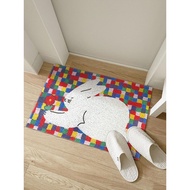 Cartoon Cartoon Rabbit Entrance Floor Mat Silk Ring ins Style Household Entrance Entrance Foot Mat F