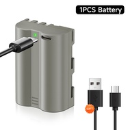 PALO Bộ Pin Nikon EN-EL3E 2450mAh Sạc Type-C Cho máy ảnh Nikon D70 D70s D80 D90 D200 D300 D700