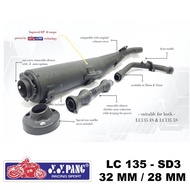 STANDARD EXHAUST PIPE RACING YY PANG YYPANG SD3 LC135 4s /lc135 5s 28MM/32MM