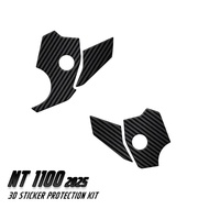For NT 1100 NT1100 nt 1100 Motorcycle Accessories 3D Resin Sticker Protection Kit Foot Area Modifica