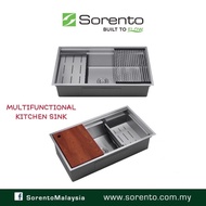 SALE💥SORENTO KITCHEN SINK 750MM Multifunctional Kitchen Sink SRTKS7548/SRTKS8648