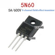 FQPF5N60C 5N60 N‑Channel MOSFET Power Transistor 5A 600V TO‑220F Through Hole MOS Tube Electronic Co