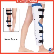 Knee Brace Lower Limb Support Guard Femur Tibia Fibula Fixation Bracket Adjustable