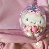 Spot10cm15cm娃外出遛娃包pvc透明包棉花娃娃展示收纳包防尘挂包 Spot10cm15cm baby outing bag, PVC transparent bag, cotton doll