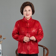 Grandpa Grandma Tang Costume Style Mens Birthday Wedding 70th 80th Anniversary Traditional Chinese C