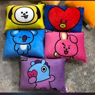 BT21 BTS Shooky Mang Van Cooky Chimmy Tata Koya RJ White Cream Kpop Bangtan Doll Pillow