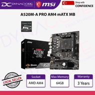 MSI A520M-A PRO AMD mATX Motherboard