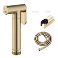 QUMMLL&gt;&gt;Long Lasting Brushed Gold Brass Toilet Bidet Spray Set with Stainless Steel HoseHigh Quality