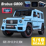 LEO 1:18 Brabus G800 Diecast โมเดล รถอัลลอยด์รถยนต์ของเล่นคอลเลกชันของขวัญสําหรับเด็กชายสาว ของเล่นเ