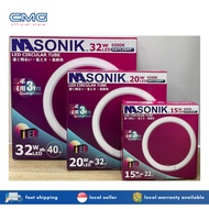 Nasonik LED Circular Tube 15W/20W/32W G10Q Base Cool Daylight 6500K