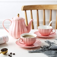 New Product Ceramic Pumpkin Coffee Pot Gold-Painted Exquisite Afternoon Tea Teapot Cafe Coffee Pot C