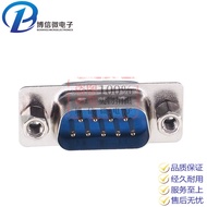 D DB9 Male Harpoon DP9 180 Degree Straight Plug Male Harpoon with Fixing Screw Welding Plate Type En