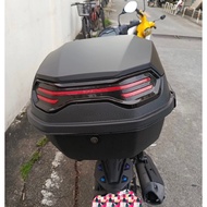 34L Large Capacity Motorcycle Box X4 Modern Motor Storage Box Peti Motosikal Givi Box Peti Motor Bakul Motor