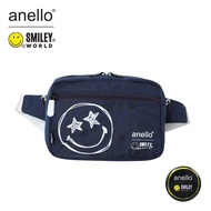 พร้อมส่ง anello x SMILEY กระเป๋าสะพายข้าง กระเป๋า3in1 คาดอกได้คาดเอวได้สะพายข้างได้ ช่องเยอะใส่ของได