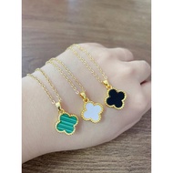 high quality stainless steel 4leaf clover necklace