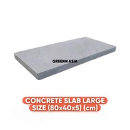 Concrete Slab 80x40x5 (cm) / Garden Decoration / Landscape Decoration