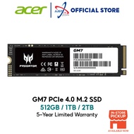 ACER PREDATOR GM7 PCIe 4.0 Gen4 NVME M.2 SSD / STORAGE ( 512GB / 1TB / 2TB ) (*PS5 Compatible)