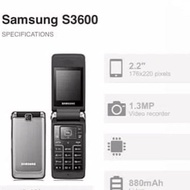 Samsung S3600 Handphone Flip-HP Lipat Murah