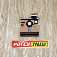 OLD EMBROIDERED PATCH CAMERA