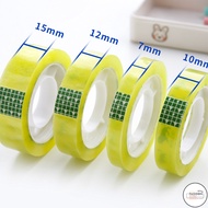 LF 5 Rolls (7mm/10mm/12mm/15mm) Small Mini Transparent Cellophane Tape Clear Packing Tape