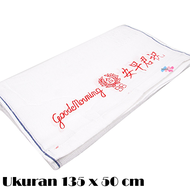 Handuk Good Morning Jumbo Lembut Handuk Wajah / Olahraga / Senam Perlengkapan Haji dan Umroh