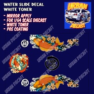 Decal hot wheels japan koi [white toner]