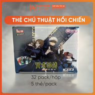 [FULL BOX] - Hộp Pack thẻ chú thuật hồi chiến - 1 Hộp = 32PACK - Mỗi pack có 5 thẻ- Cao 13cm - Rộng 
