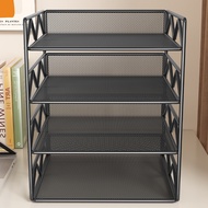 File Storage Rack Desktop Office Supplies Storage Rack A4 Paper File Bookshelf Folder File Desk Mult