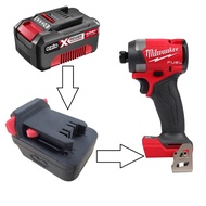 OZITO X 18v battery adapter for MILWAUKEE 18v (machine and battery not included)