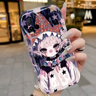 Case VIVO Y21 Y21s Y21t Y21e Y21a Y33t Y33s Y21G Y22 Y22s Y28 Transparent Case lLittle Girl Cartoon 