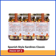 ❤ ☏ ❧ Gustazo Spanish-Style Sardines Classic 225g (Pack of 3)