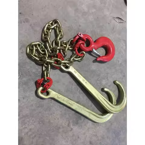 Road Rescue Vehicle Trailer Obstacle Clearing Vehicle Accessories Hook Chain Double Chain Hook Doubl